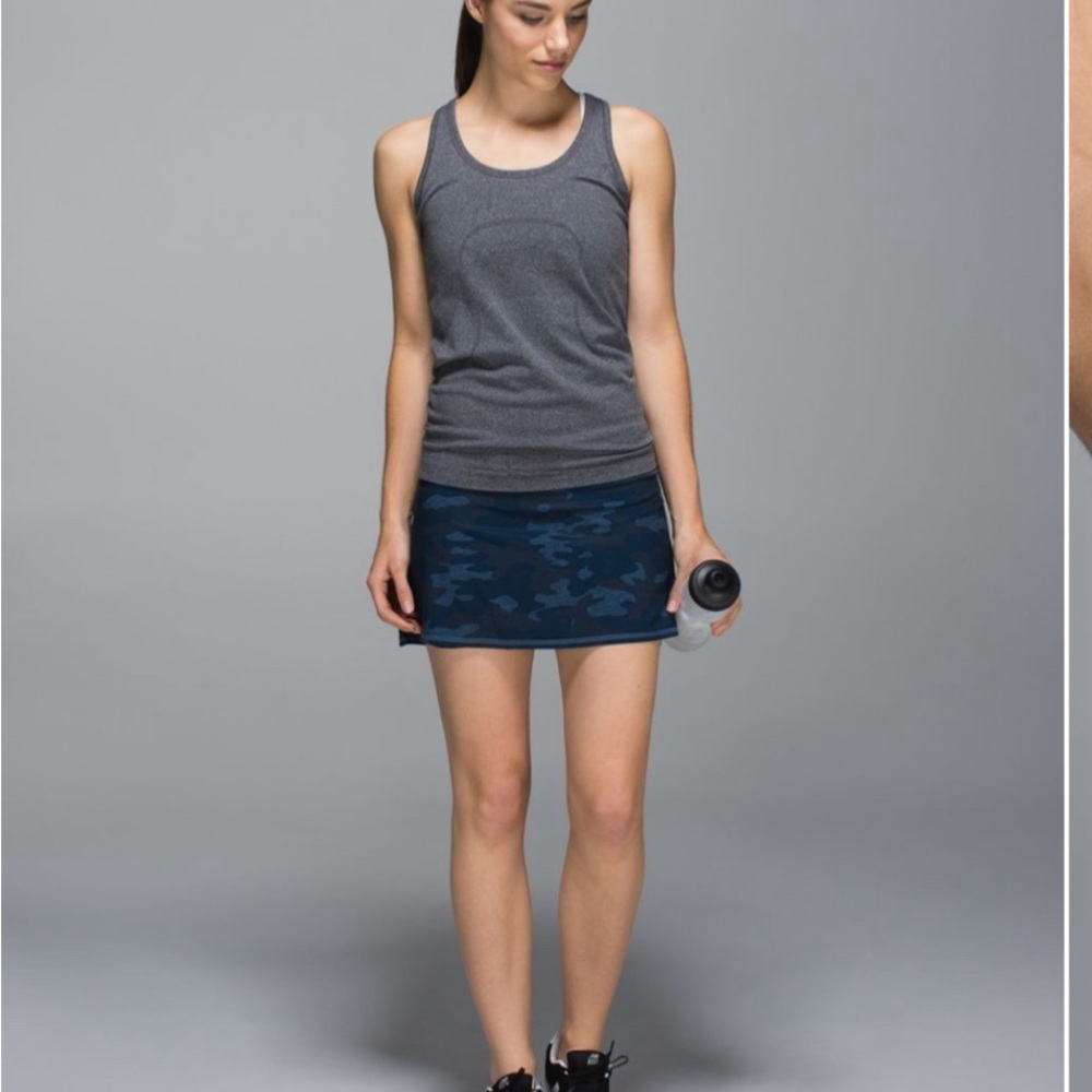 Lululemon Blue Camo Skort